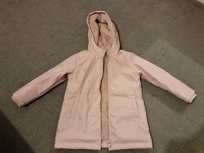 Alter 3-4 Mädchen rosa Dunnes Stores Wintermantel. Unbenutzt ungetragen