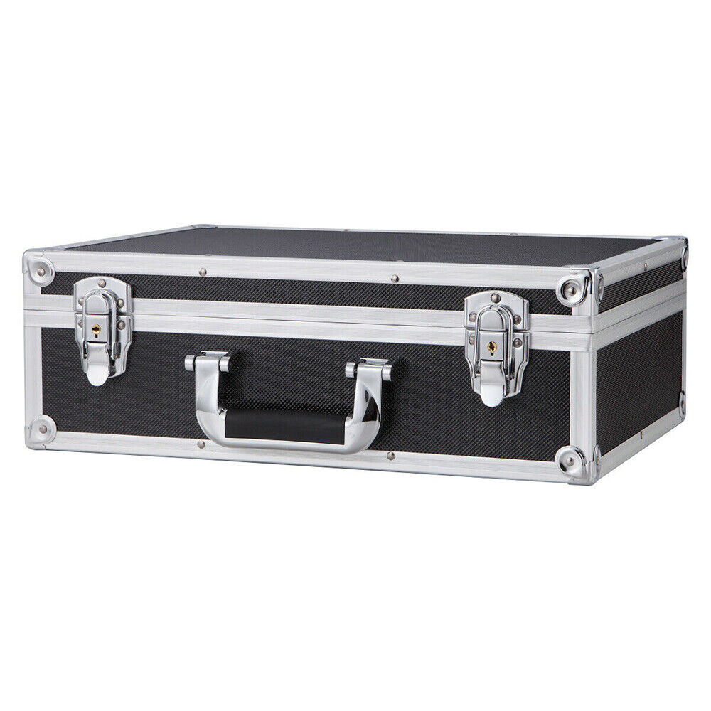 Inspect Thanks Weave Black Aluminum Hard Case Medium Briefcase Men Home Garaget Business  Toolboxes | eBay