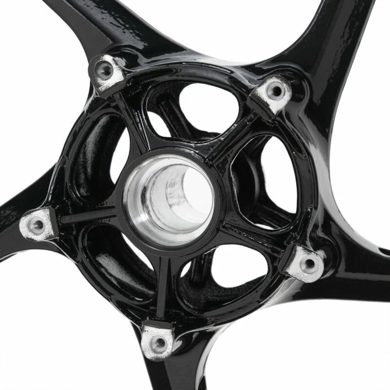 YZF R1 YZF R6 04-14 17'' Front Wheel Rim Gloss Black for Yamaha FZ1 FZ6 06-09 Foto 4 de 4