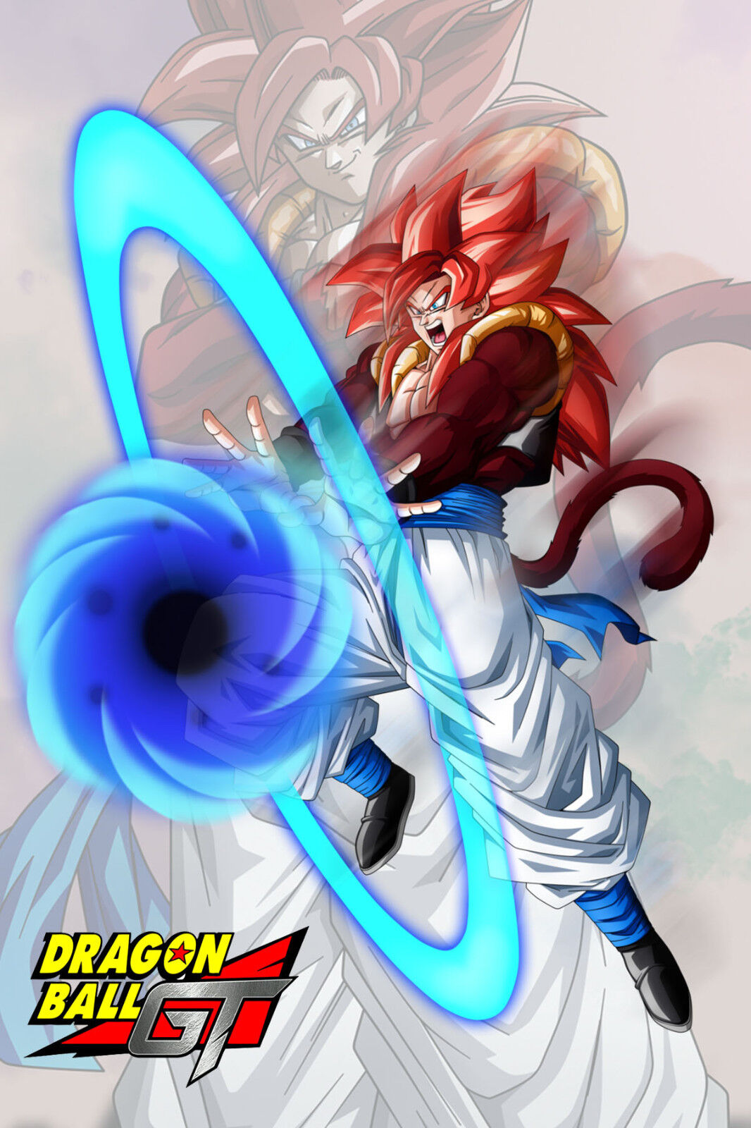 GOGETA SSJ 4 Poster for Sale by memeboyxaxa