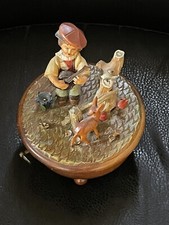 Antique Music Box, Thorens Movement, Anri, Italy, Plays Tales of Vienna Woods