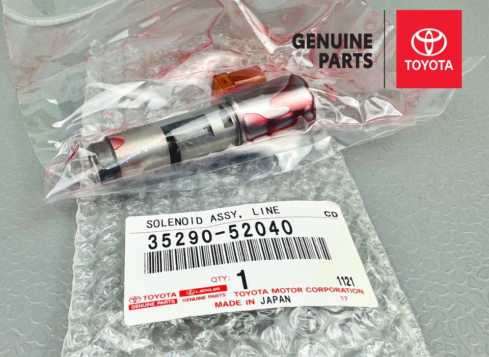 35290-52040 TOYOTA COROLLA MATRIX YARIS SOLENOID ASSY, LINE PRESSURE CONTROL NEW - Image 3 of 4