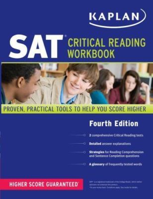Kaplan SAT Critical Reading Workbook by Kaplan