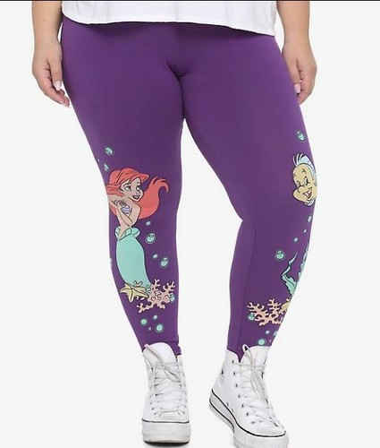 Little Mermaid Leggings Ariel Flounder 