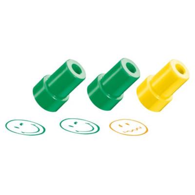 3 Herlitz Stempel ''SmileyWorld'' / selbstfärbend / 2 verschiedene Stempelmotive