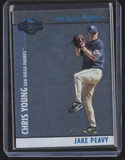 2008 Topps Co-Signers Jake Peavy Chris Young Silver Blue /250 #090