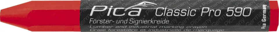 PICA-MARKER Pica Förster- und Signierkreide - Classic PRO 590 - rot - 590/40