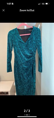 black halo green velvet dress Velvet A-Line Dress with Tie Straps main image 0