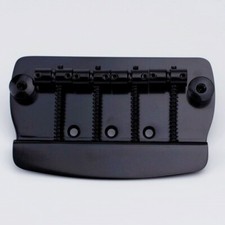 New 4 String Hard Tail Fixed Bass Electric Guitar Bridge MMB4 Black