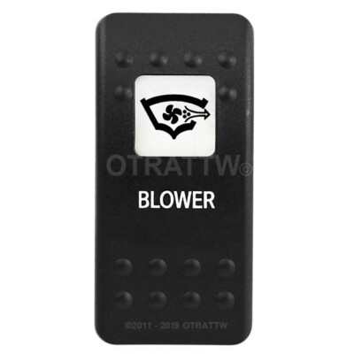 OTRATTW Carling Technologies Contura II Rocker Switch, BLOWER, WHITE LENS