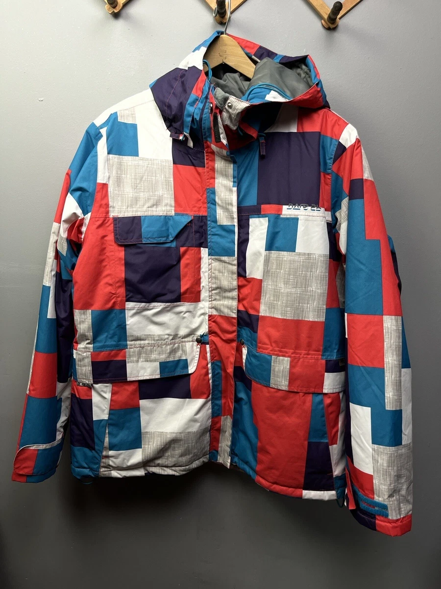 Dare2b Women s Colorblock Ski Jacket Snowboarding UK Size 20 US XL hooded