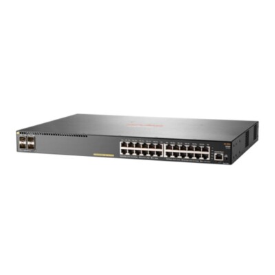 HPE Aruba JL261A 2930F 24G POE+ 4SFP Switch (Rack Mountable) Open Box