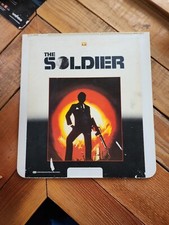 The Soldier vtg movie CED RCA SelectaVision VideoDiscs Movie NR 80s Decor Tech