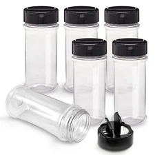 Portable spice storage bottle Food storage container 6pack