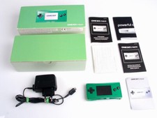 NINTENDO GAMEBOY ADVANCE MICRO / MIKRO - KONSOLE GRÜN - OVP inkl. LADEKABEL