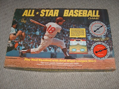 Vintage 1968 All Star Baseball Board Game Cadaco 63 Disc With 4 Pegs | eBay