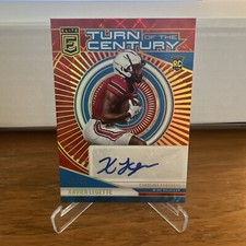 2024 Donruss Elite Rookie Turn Of The Century Red Auto - Xavier Legette /49 
