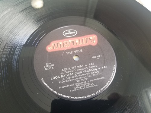 The Vels - Look My Way / Tell Me Something - Used Vinyl Record 12 - F16280A LP - Imagen 4 de 4