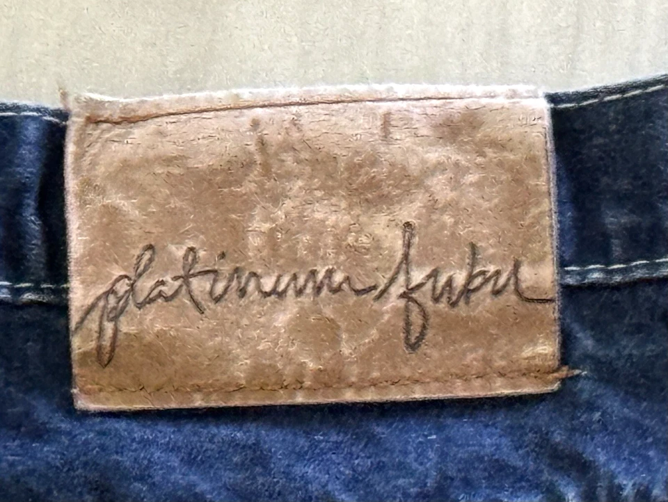 Редкие Y2K Платиновые Шорты FUBU 19107 Fat Albert КОРИЧНЕВЫЙ ШЕРШЕНЬ Denin 40 Талия - Изображение 3 из 4