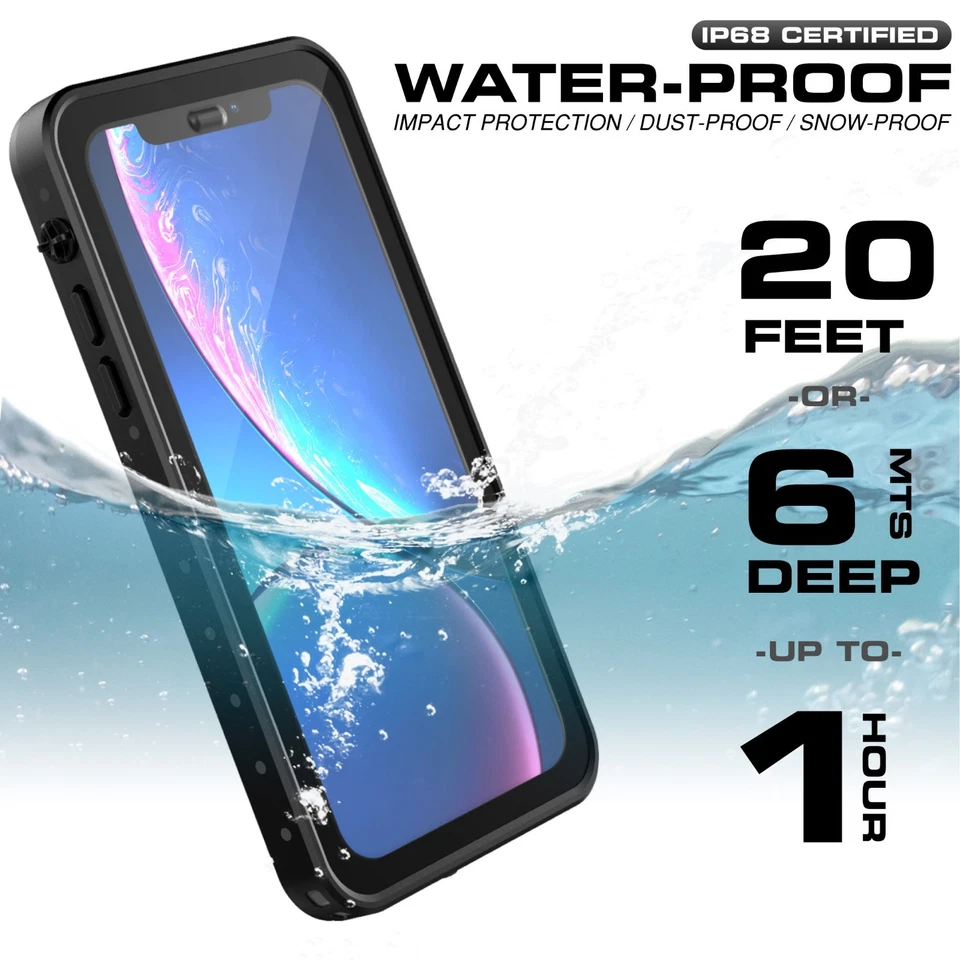 For Apple iPhone XR Xs Max X Life Waterproof Shockproof Case w/ Screen Protector - Image 3 of 4