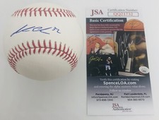 JAKE EDER SIGNED RAWLINGS MLB BASEBALL MIAMI MARLINS JSA COA