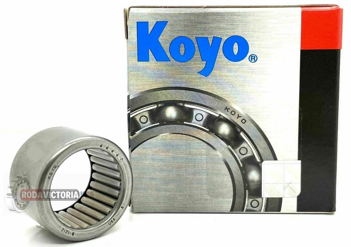 Koyo J-1212 Needle Roller Bearing - 3/4" ID X 1" OD X 3/4" Width, Steel Cage, 18000 RPM, High Load Capacity