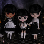 ICY DBS Blyth Puppe 1/6 Gelenkkörper 30 cm schwarze Haare schwarze Augenlider lange Wimpern S