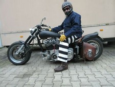 Prison Pants 14OZ Knast Gef&auml;ngnis Hose Biker Trouser Bobber Chopper Jailhouse