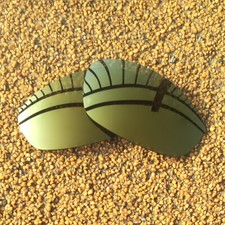 Polarized Lenses Replacement for-OAKLEY Whisker Sunglasses - Golden Brown Mirror