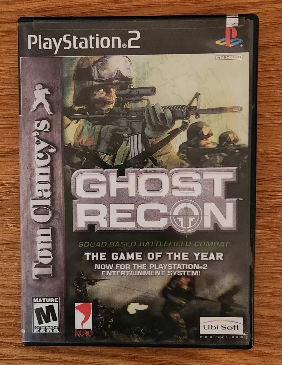 PS2 Games TOM CLANCY'S GHOST RECON & TOM CLANCY'S SPLINTER CELL Ubi Soft!!