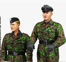 1/35 Resin German Tank Crew 2 Figs set Unpainted Unassembled a417