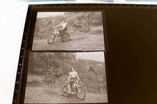 zwei  tolle alte Negative - Oldtimer Mofa, Moped ? Motorrad ?? 