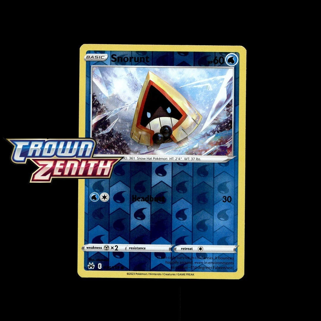 Snorunt Pokmon TCG Cards for sale | eBay