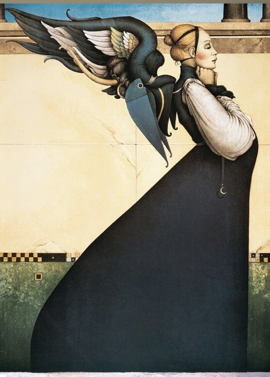 michael parkes stone lithograph Gift of Wonder | eBay