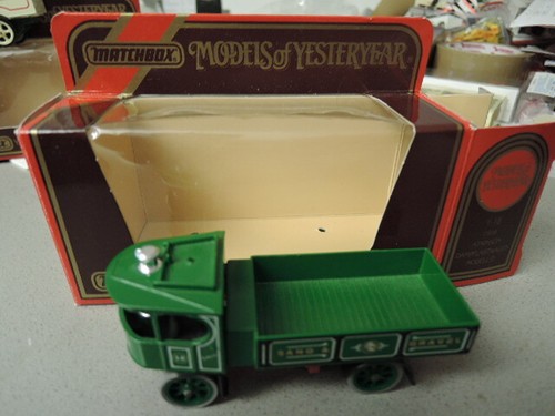 Matchbox Models of yesteday 1918 Atkinson Model D Steam Wagon Sand Gravel in OVP - Bild 2 von 2
