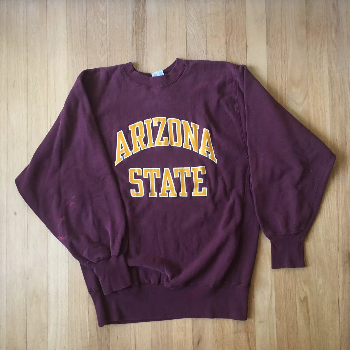 Vintage Champion Reverse Weave Sweatshirt 90s Arizona State Made In USA XL