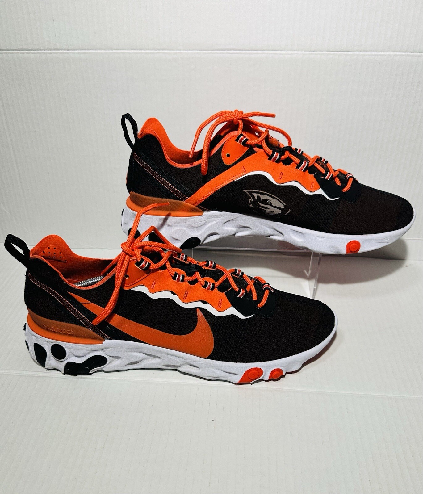 Nike React Element 55 Oregon State Beaver Black O… - image 1