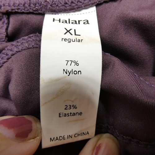 Halara Pants Womens XL Purple Nylon Stretch High Waisted Athletic Jogger - Picture 3 of 9