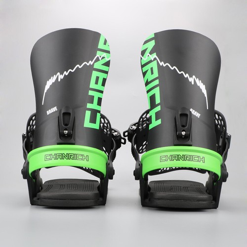NEW CHANRICH BRAVE SNOWBOARD BINDINGS SIZE MEDIUM 7-9.5 EVA FOOT BEDS ADJUSTABLE - Picture 9 of 10