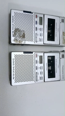 2X Olympus Pearlcorder X-01 Microcassette Recorder - Parts only