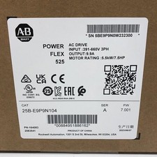 AB 25B-E9P9N104 PowerFlex 525 5.5kW 7.5Hp AC Drive 25BE9P9N104 US Free Tax