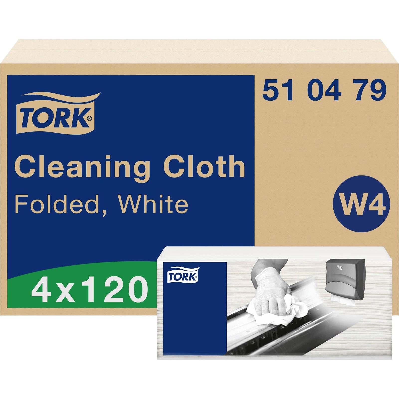 Tork Cleaning Tissue 1-ply Soft Absorbent Sustainable Low CO