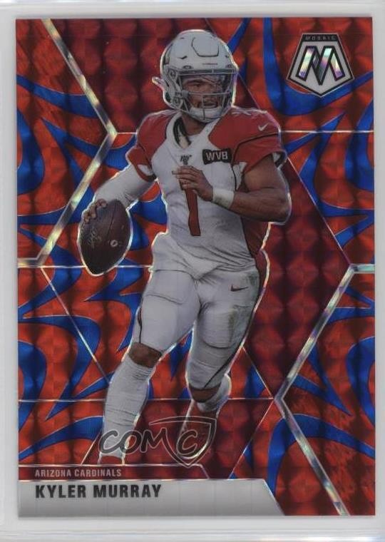 2020 Panini Mosaic Reactive Blue Mosaic Prizm Kyler Murray #8 16q5