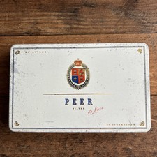 Vintage Peer Zigarettendose Blechdose 17 x 11 cm 50St&uuml;ck /5DM