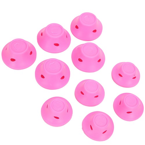 Rouleaux De Cheveux Pas De Chaleur Caoutchouc Rose Pas De Clip Coiffures De CFR - Imagen 11 de 12