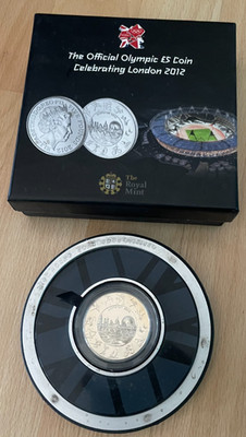 London 2012 Olympic Games - limited edition Royal Mint uncirculated 2'' coin