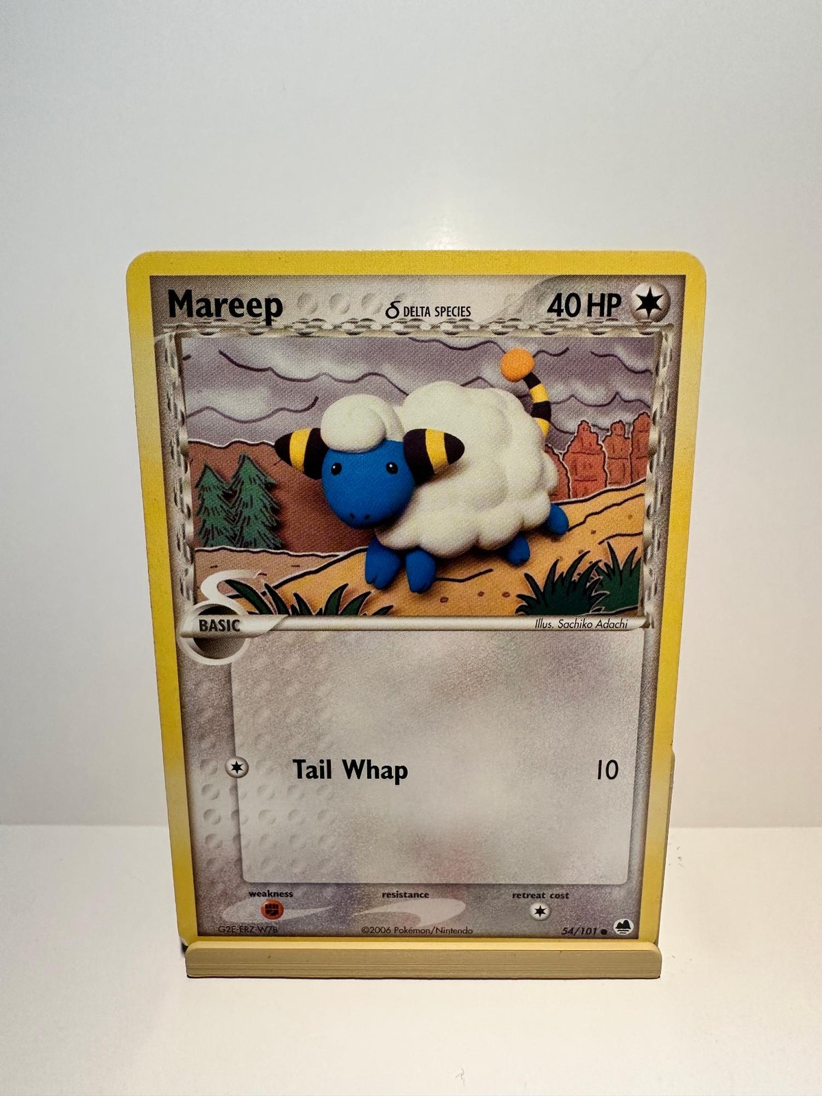 Mareep 54/101 Common Dragon Frontiers Pokemon Lightly Played