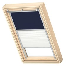 Image of VELUX 2 in 1 Pleated and Blackout Roller Blinds for VELUX Roof Windows (DFD)