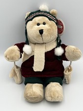 Starbucks Coffee Co 42nd Edition Winter Holiday Bearista Boy Bear Plush 2005 10"