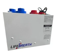LifeBreath 130ERVD Residential Energy Recovery Ventilator Recirculating Defrost